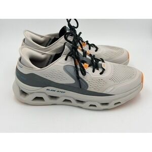 Skechers Slip-ins Glide-Step Altus Grey Orange Wide Sneakers Mens 9